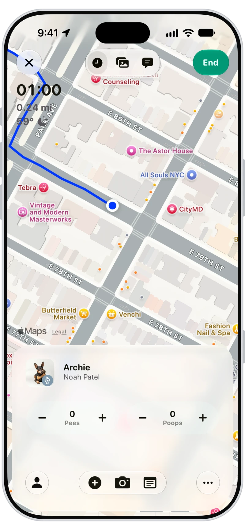 Pet taxi software with live GPS tracking
